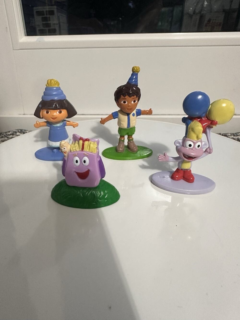 Dora The Explorer 2005 Figurines Or Cake Toppers Diego Boots Backpack 2” Tall